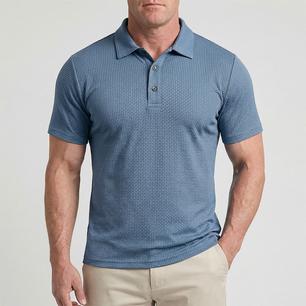 Culture® | Men's Ultra Comfortable Textured Polo Shirt