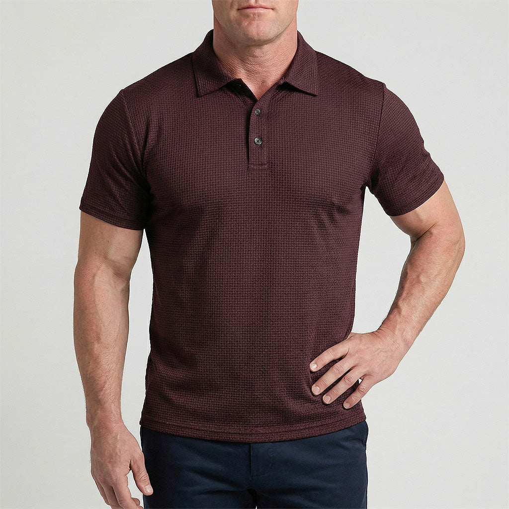Culture® | Men's Ultra Comfortable Textured Polo Shirt