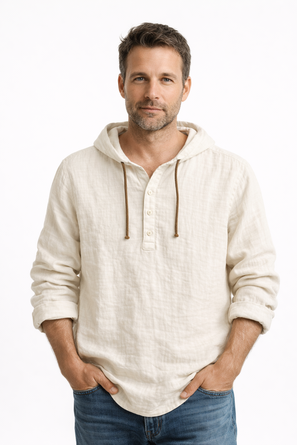 Culture®  | Linen Hooded Shirt – Effortless Luxury for Every Season
