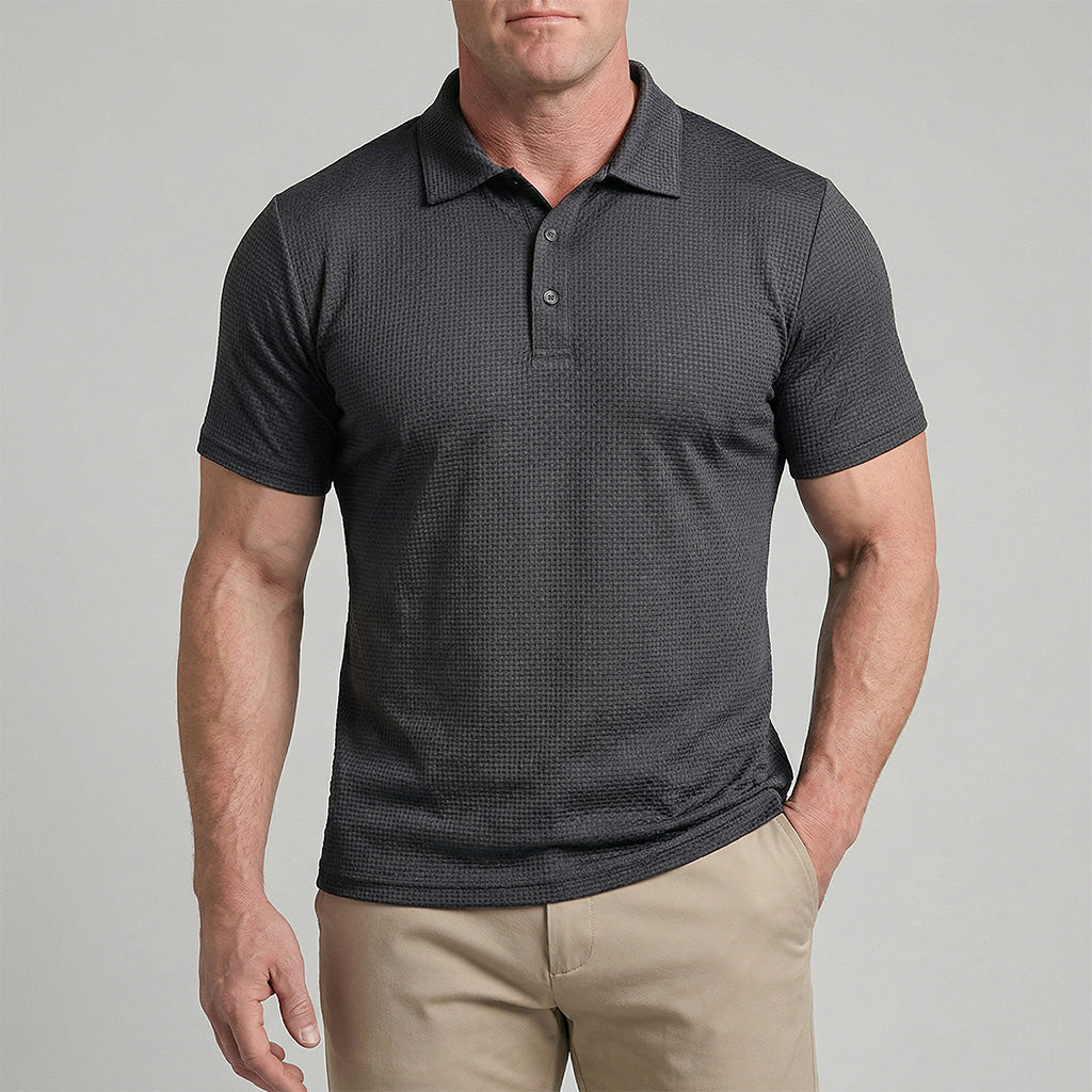 Culture® | Men's Ultra Comfortable Textured Polo Shirt