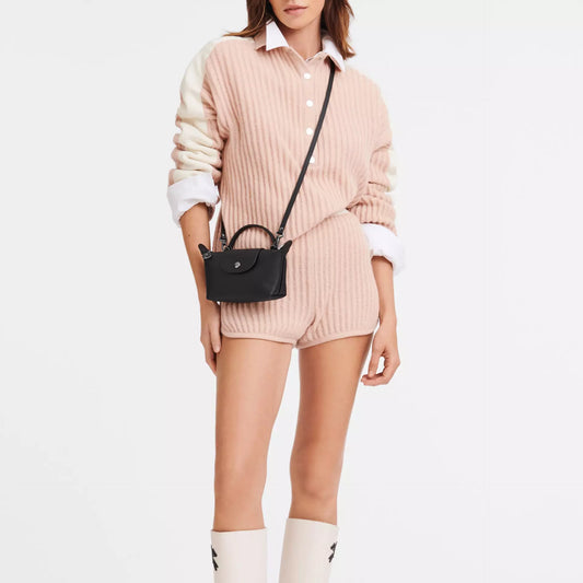 Culture®  | Paris Leather Longchamp Bag - Pink