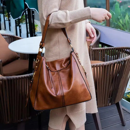 Culture®  | Leather Hobo Handbag + FREE Pouch Wallet