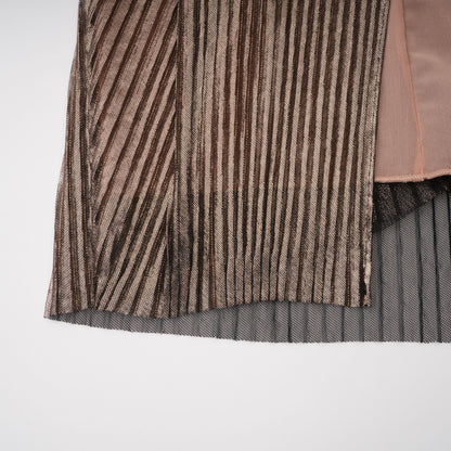 Culture® |  Bronze Goddess Satin Maxi Dress