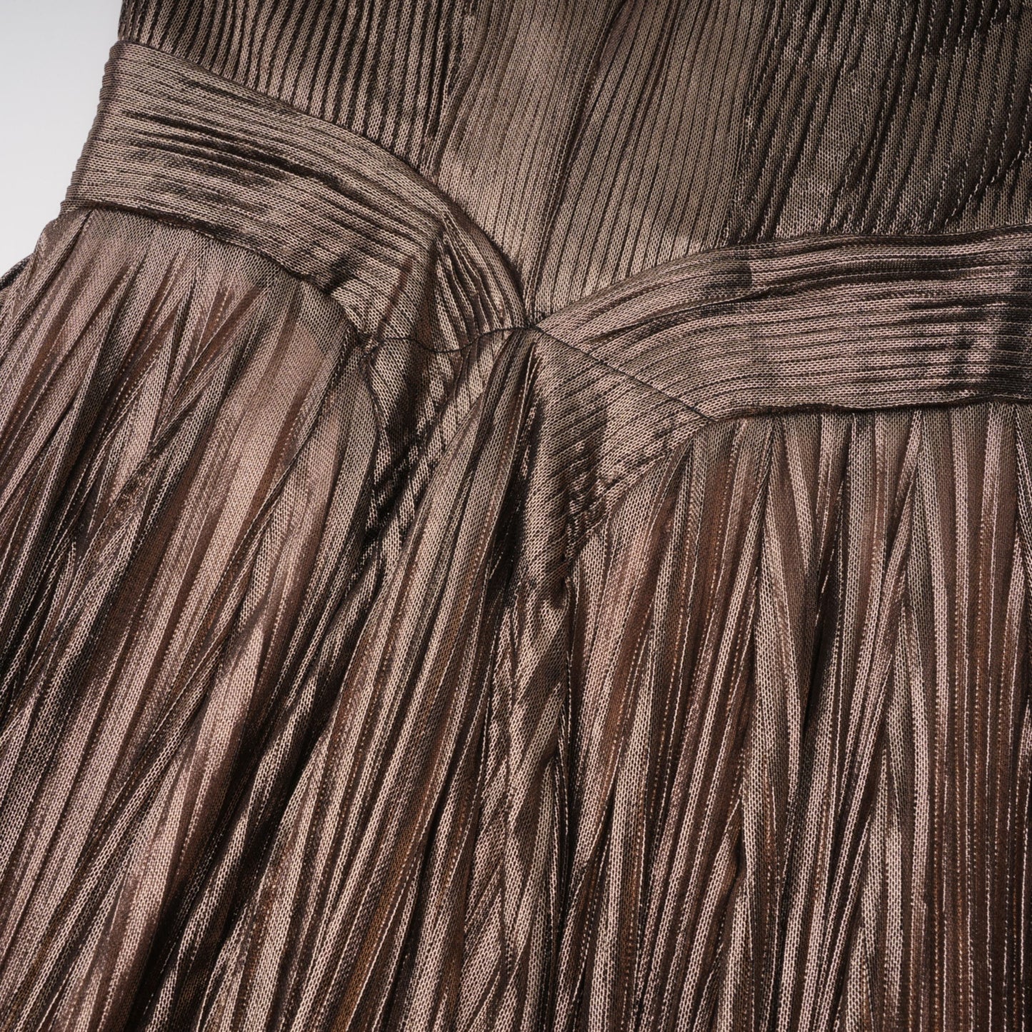 Culture® |  Bronze Goddess Satin Maxi Dress
