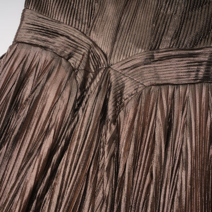 Culture® |  Bronze Goddess Satin Maxi Dress