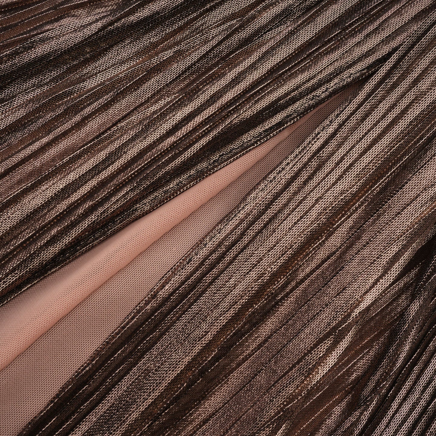 Culture® |  Bronze Goddess Satin Maxi Dress