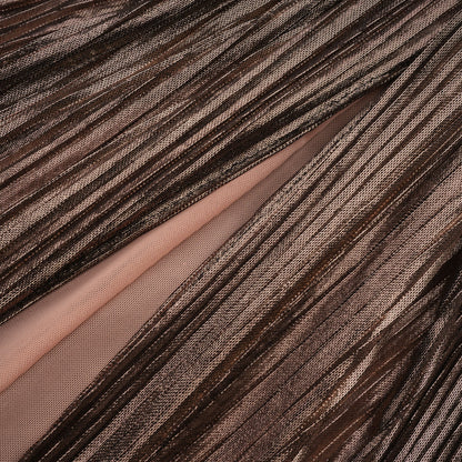 Culture® |  Bronze Goddess Satin Maxi Dress