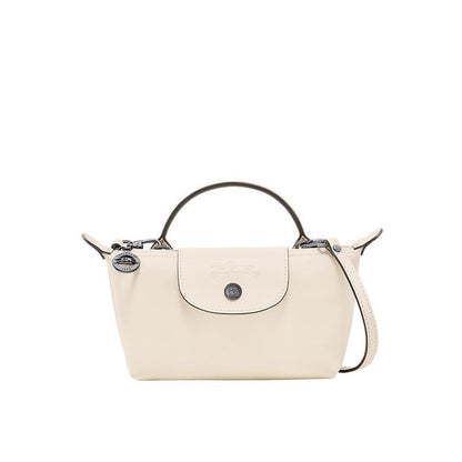 Culture®  | Paris Leather Longchamp Bag - White