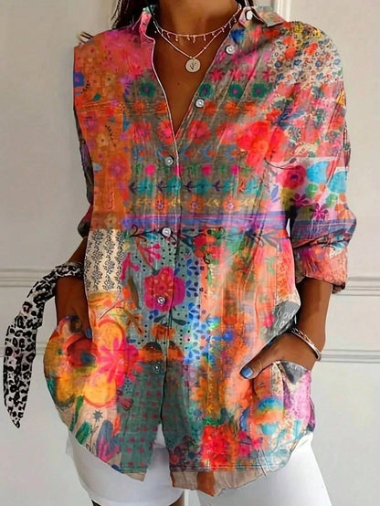 Culture® | Colorful Pattern Blouse