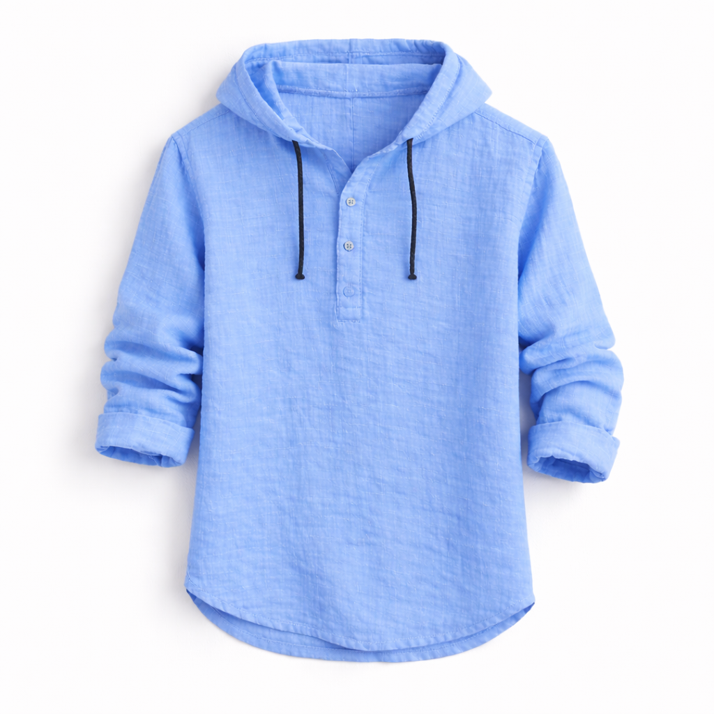 Culture®  | Linen Hooded Shirt – Effortless Luxury for Every Season