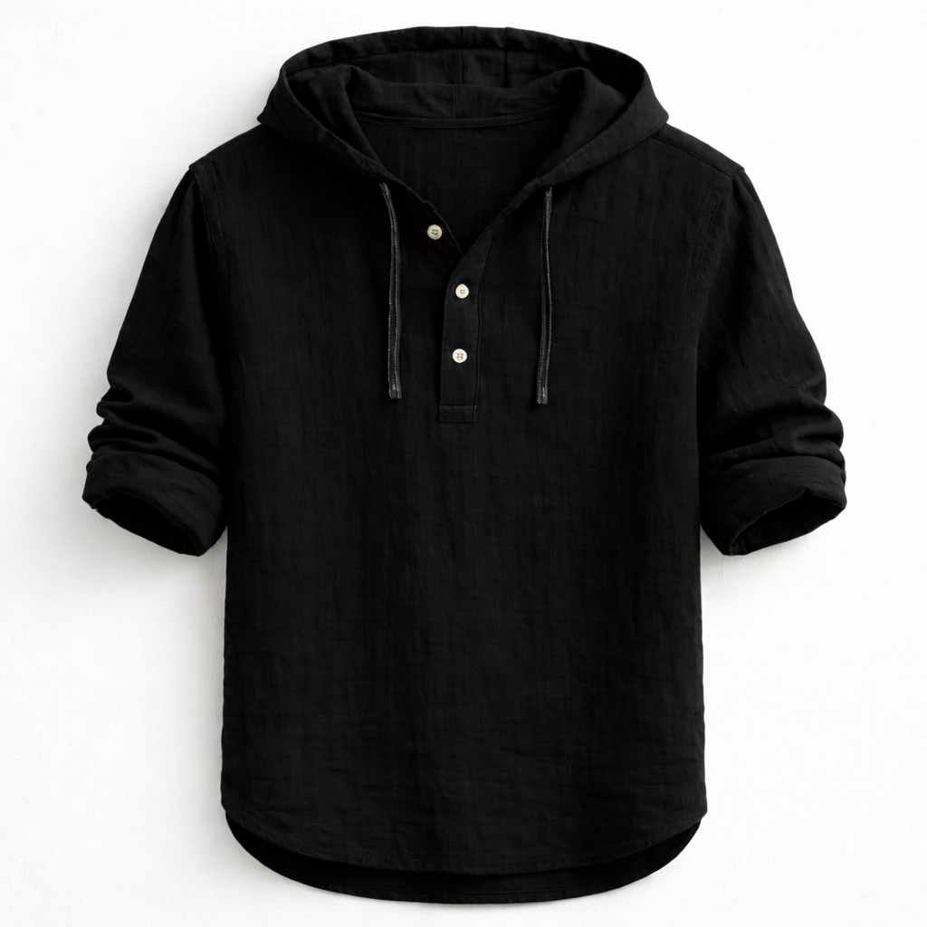 Culture®  | Linen Hooded Shirt – Effortless Luxury for Every Season