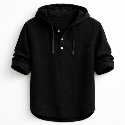Culture®  | Linen Hooded Shirt – Effortless Luxury for Every Season