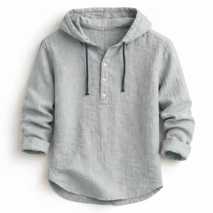 Culture®  | Linen Hooded Shirt – Effortless Luxury for Every Season